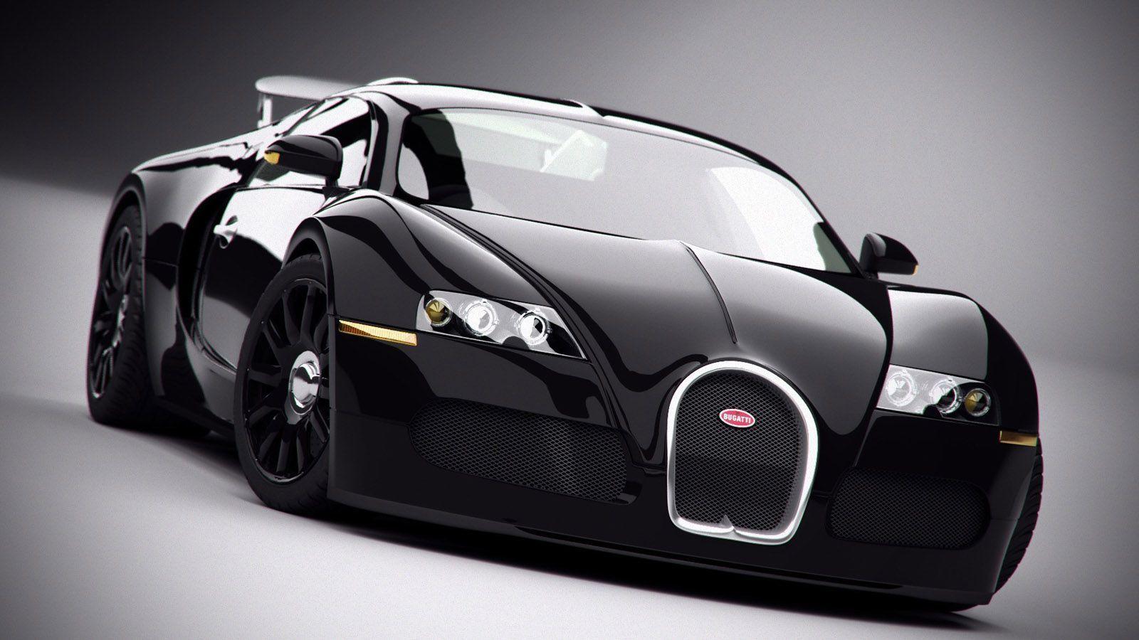 Bugatti Veyron Super Sport Black 2K Wallpapers