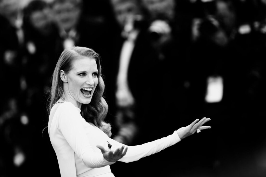 Happy Jessica Chastain Wallpapers