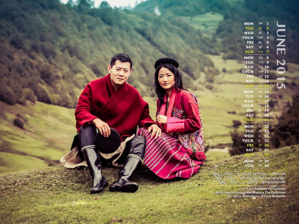 Bhutan Desk 4K Calendars