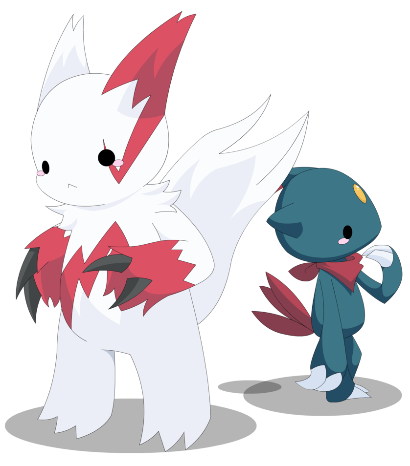 PKMN Zangoose and Sneasel by Xeohelios