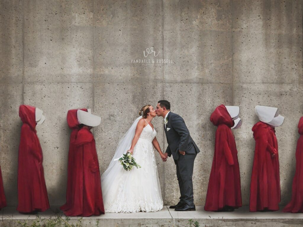 Viral ‘Handmaid’s Tale’ Wedding Photo Ignites The Internet