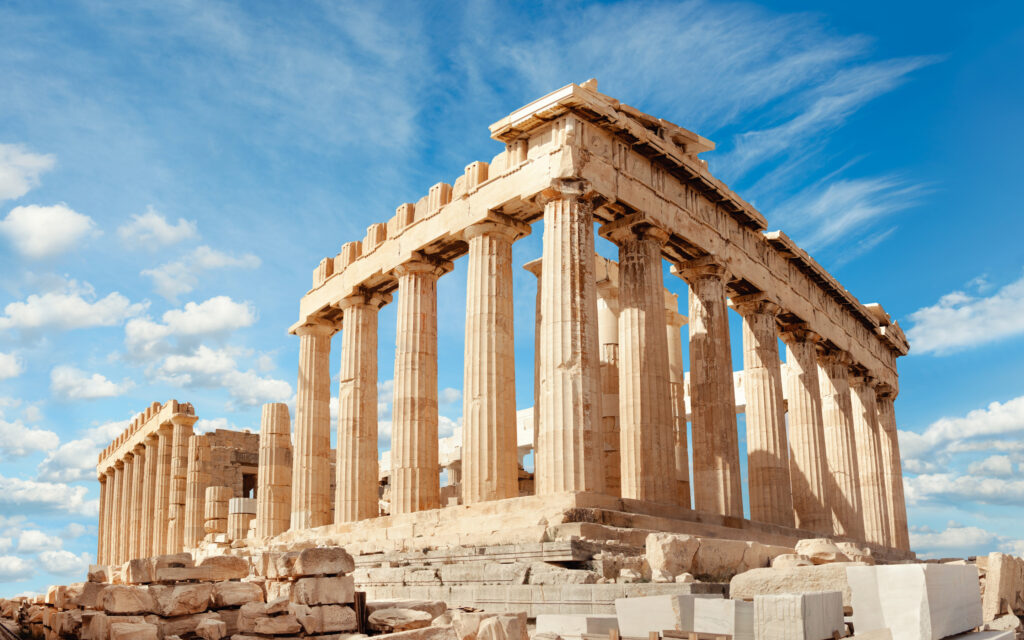 Download wallpapers Acropolis of Athens, The Parthenon, ancient