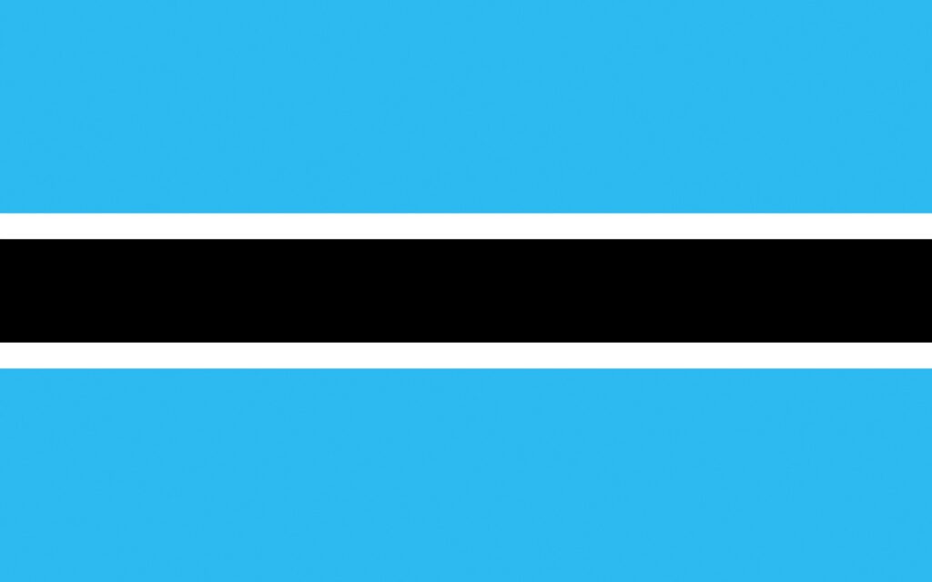 Wallpapers Botswana Flag Stripes