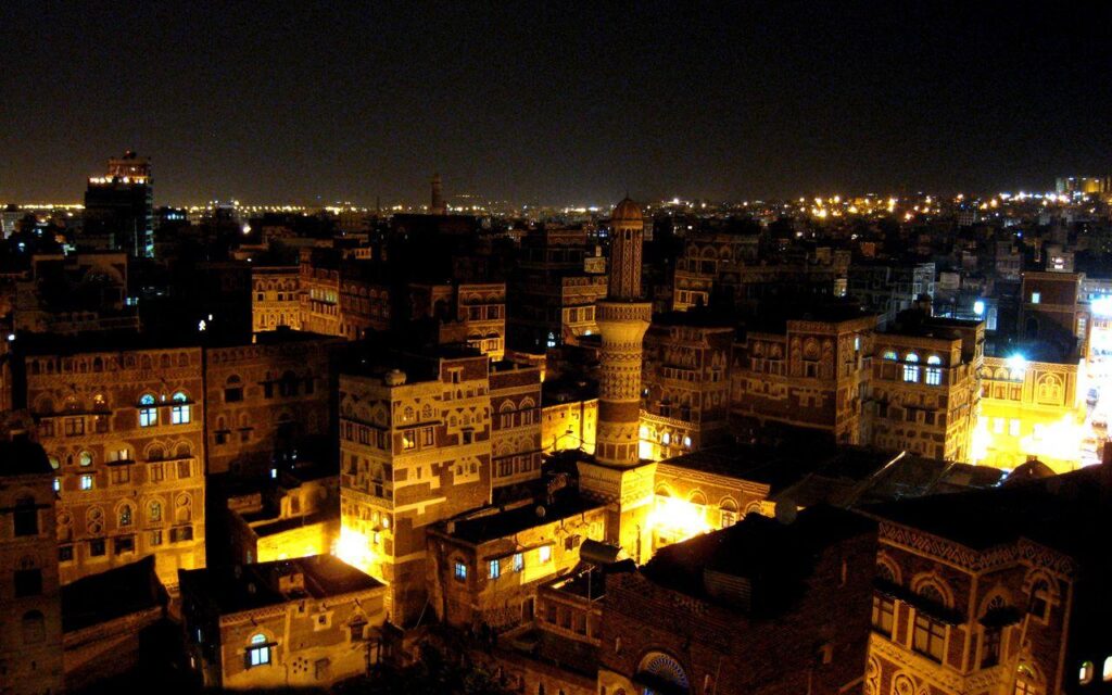 Yemen Night Backgrounds 2K Wallpapers