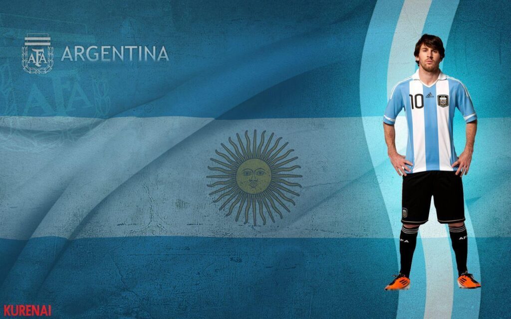 Lionel Messi Argentina Flag Backgrounds Wallpapers