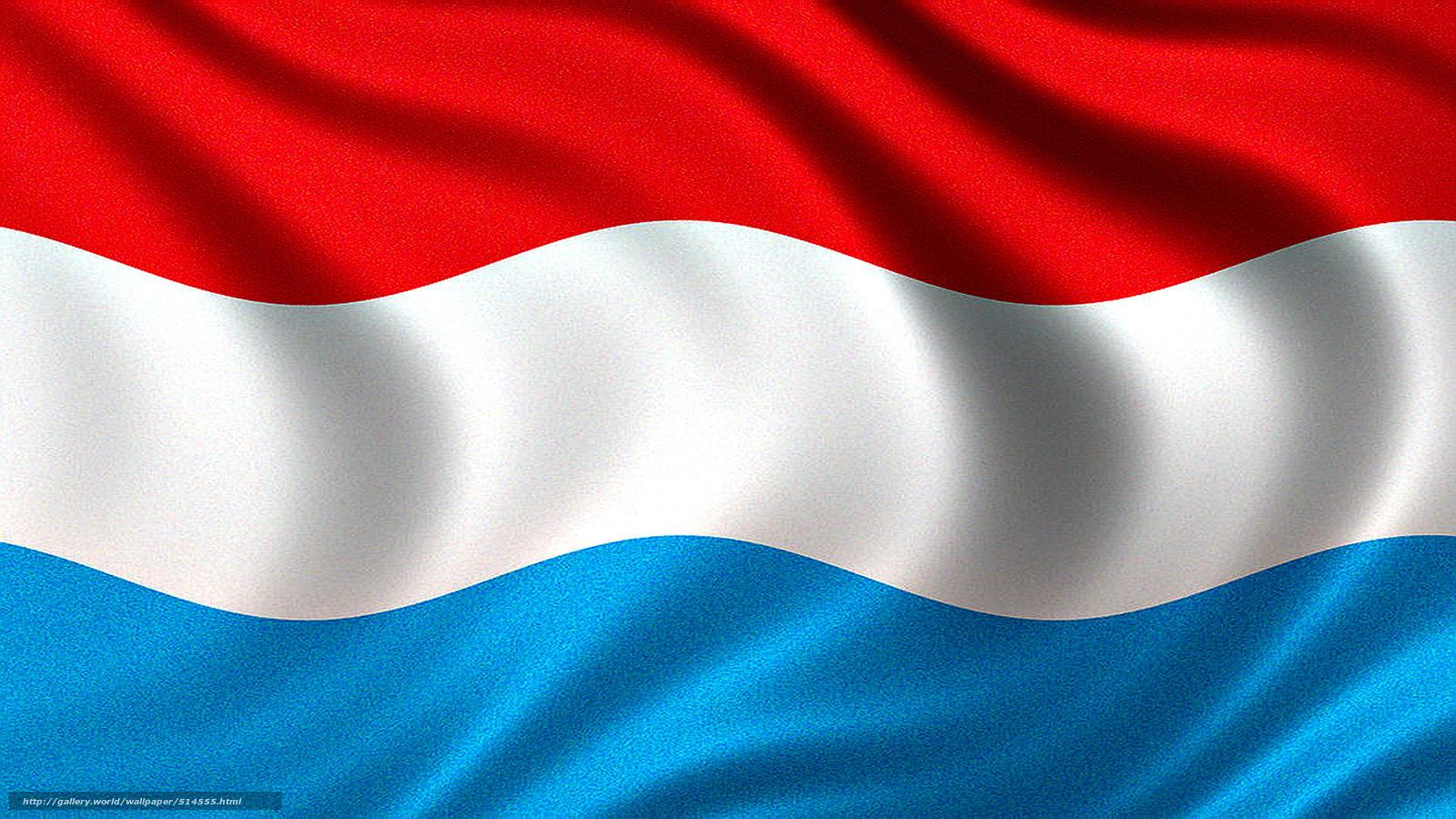 Flag of Luxembourg, Luxembourg flag, Grand Duchy of Luxembourg flag