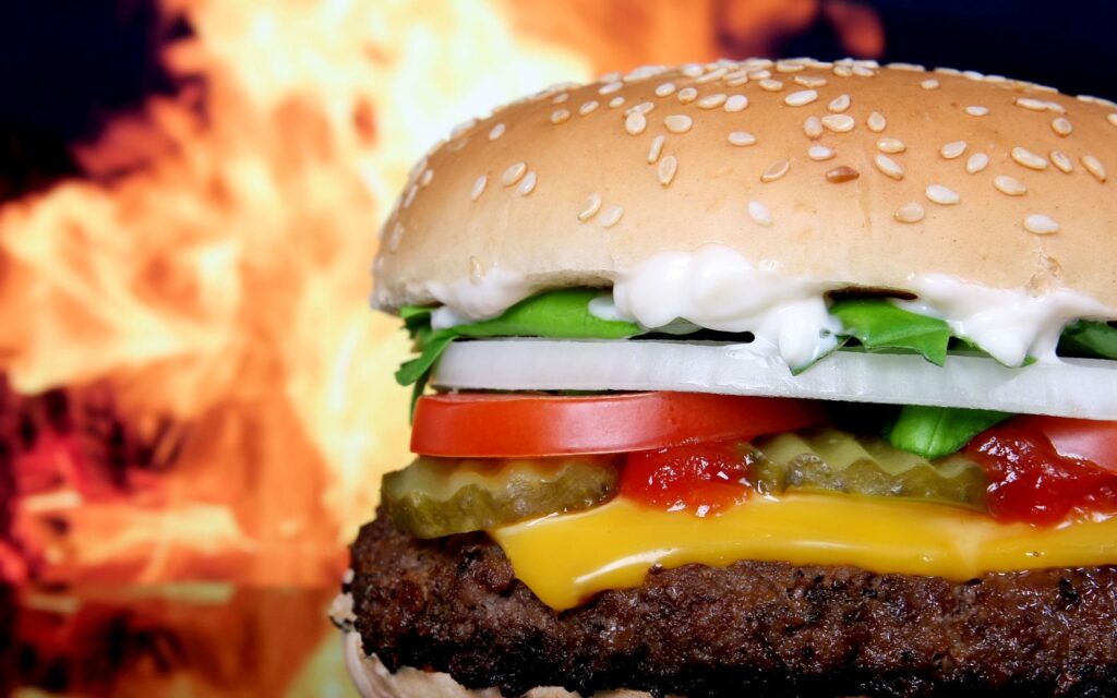 Download Wallpapers, Download food macro burger king