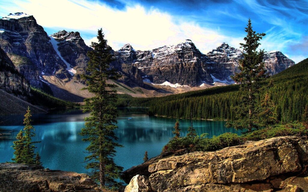 Moraine Lake 2K Wallpaper, Moraine Lake Photos