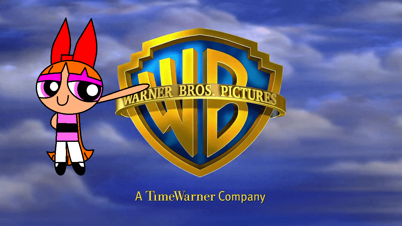 Warner Bros Entertainment Wallpaper Blossom on the Warner Bros logo