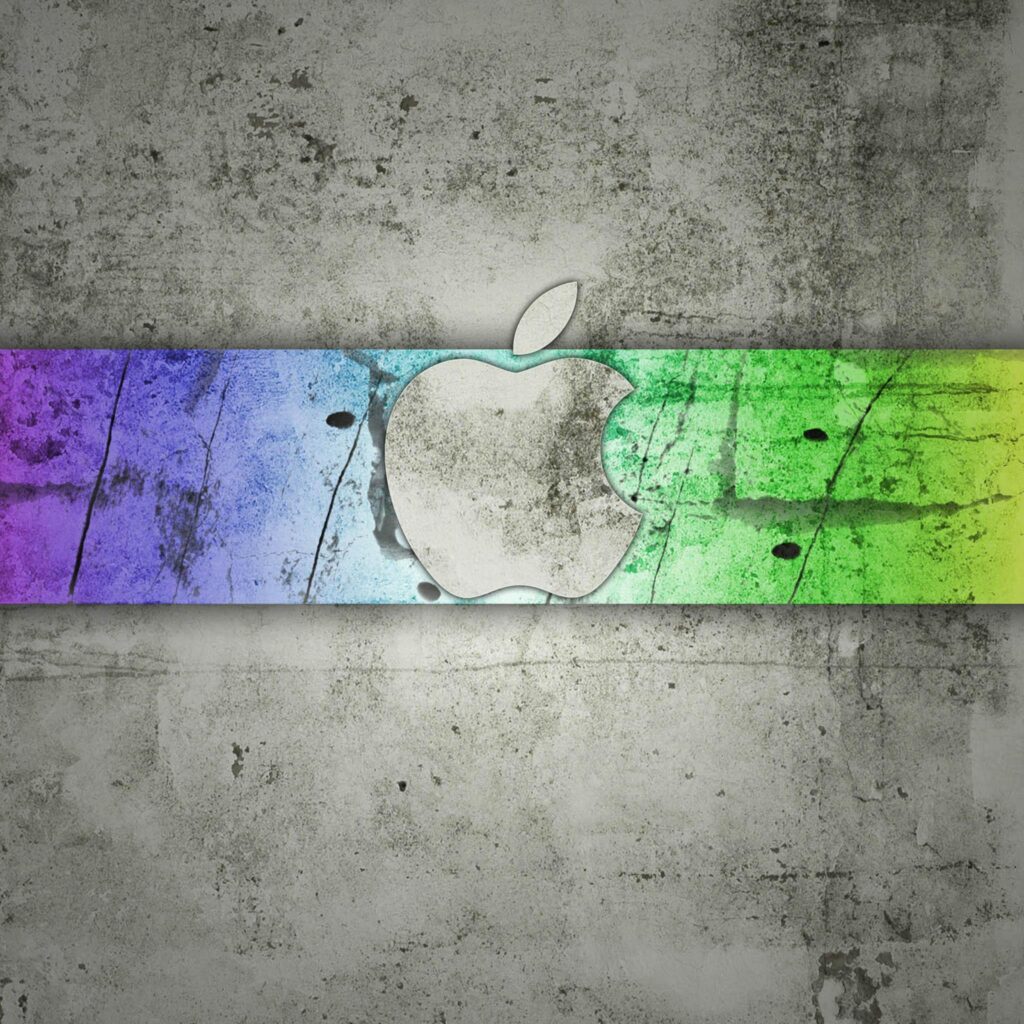 Concrete Apple Logo × Ipad Wallpapers And Backgrounds