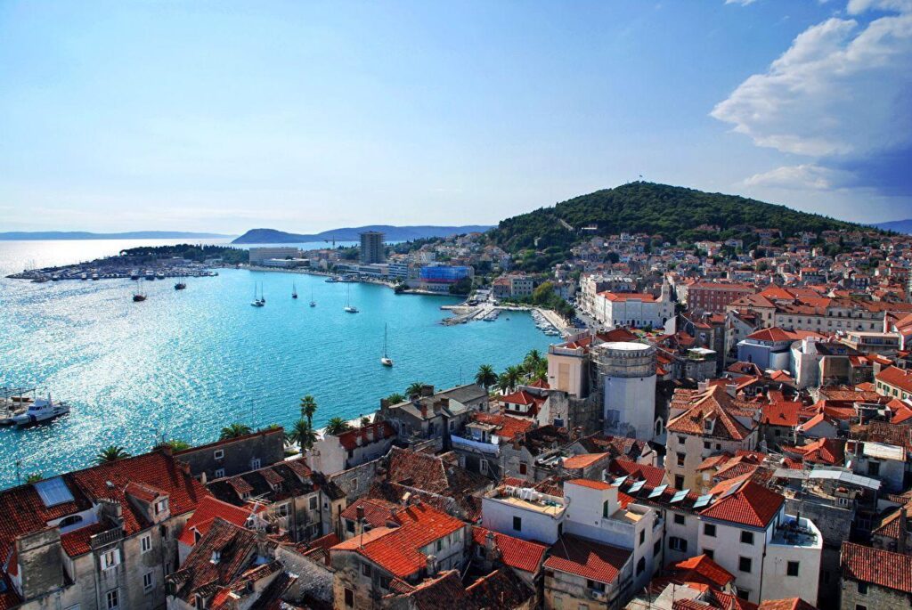 Wallpapers Croatia Houses Coast City of Split Cities Wallpaper