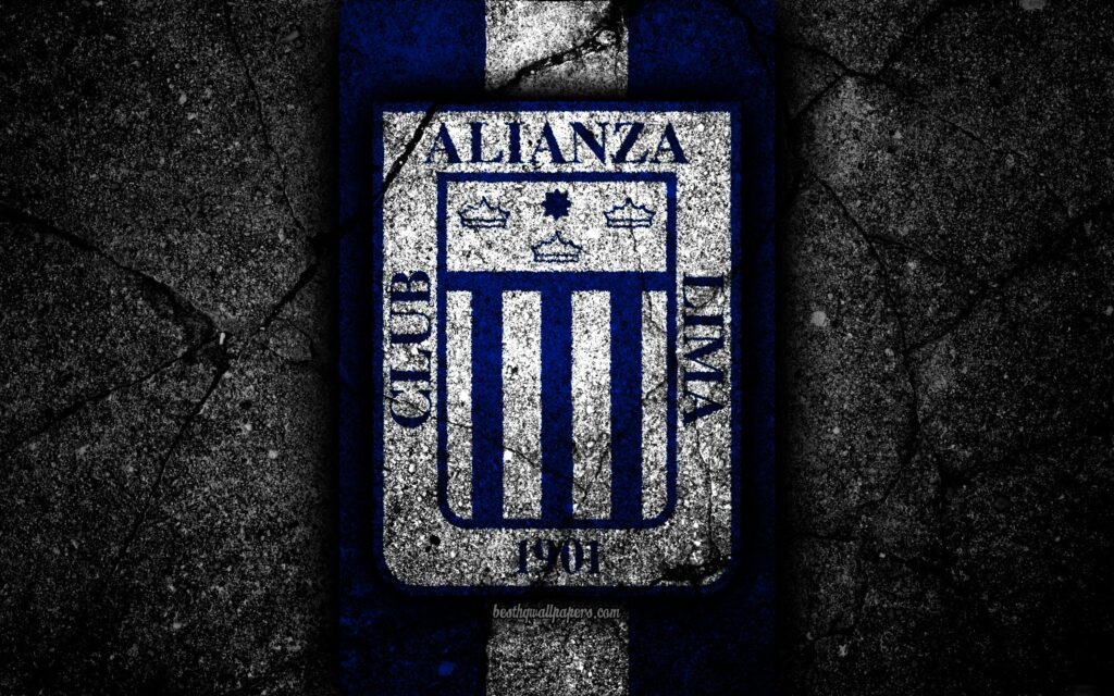 Download wallpapers k, Alianza Lima FC, logo, Peruvian Primera