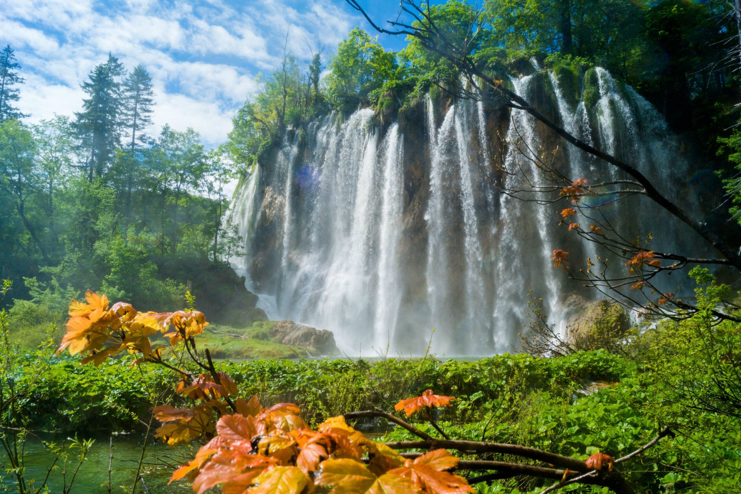 Waterfall in Plitvice Lakes National Park wallpapers
