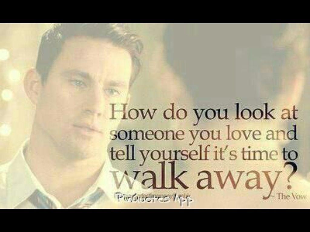 The vow Such a sad quote