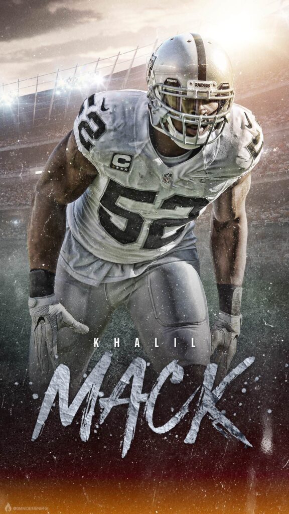 Free Khalil Mack iPhone Wallpapers