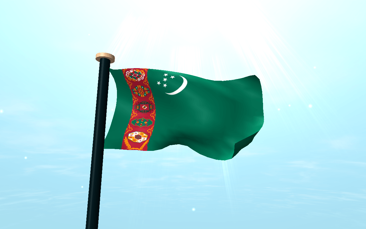 Turkmenistan Flag D Free