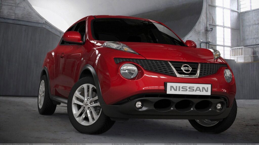 Front Of Nissan Juke In Red Wallpapers