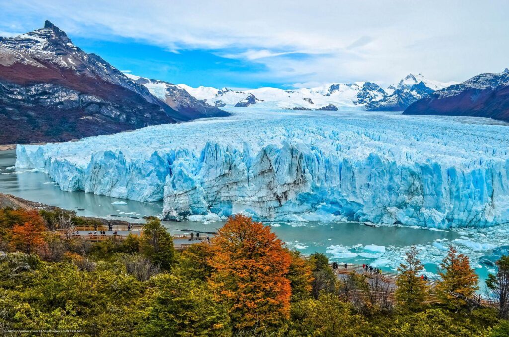 Download wallpapers Perito Moreno is a glacier located in the Los