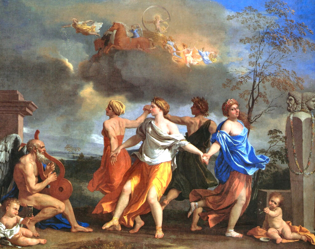 Poussin Nicolas, French Baroque Classical Art Dance, To, The, Music