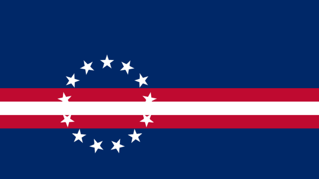 I wondered what the betsy ross USA flag would look like in cape