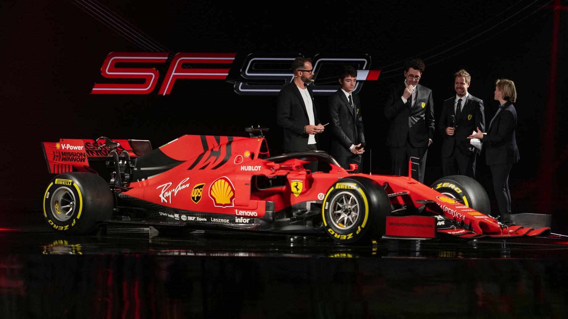 Ferrari unveils latest F racer to challenge Mercedes