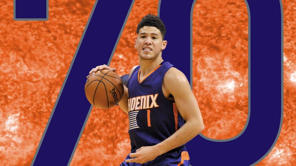 Devin Booker becomes th player to score points in a game