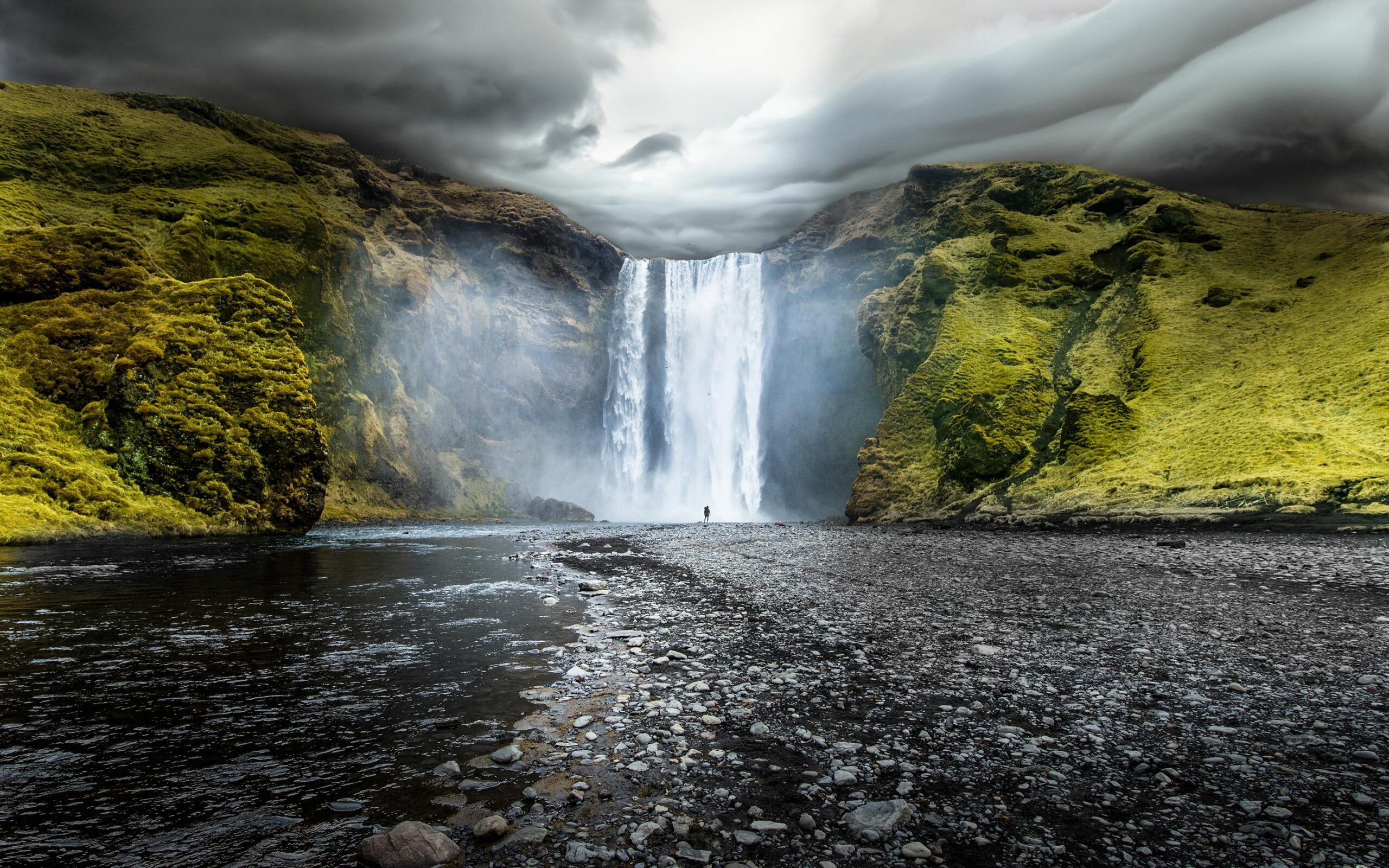 Nature & Landscape Skogafoss Waterfalls Iceland wallpapers