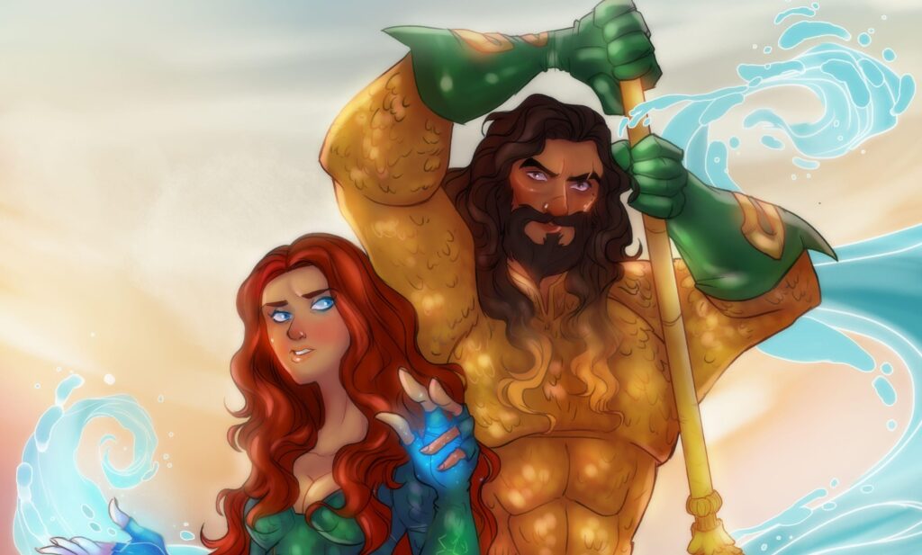 Aquaman And Mera Artwork, 2K Superheroes, k Wallpapers, Wallpaper