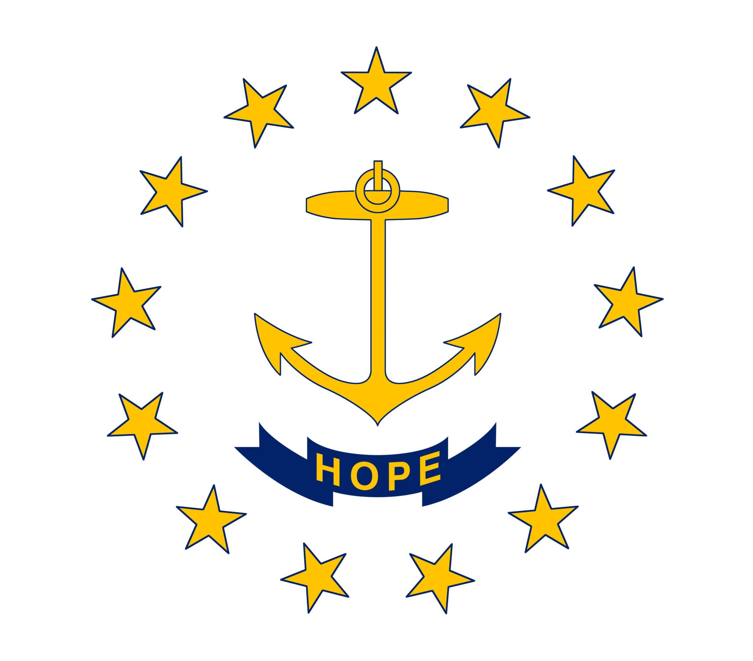 USA Rhode Island Flag