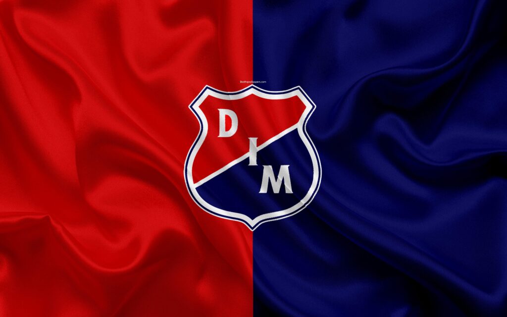 Download wallpapers Deportivo Independiente Medellin, DIM, k, logo