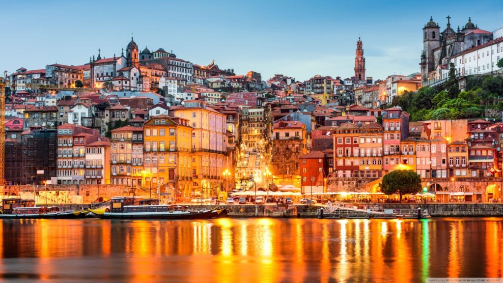 Douro River, Porto, Portugal 2K desk 4K wallpapers Widescreen