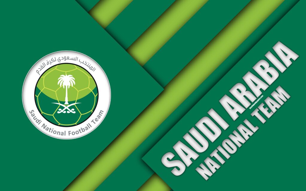 Download wallpapers Saudi Arabia national football team, k, emblem