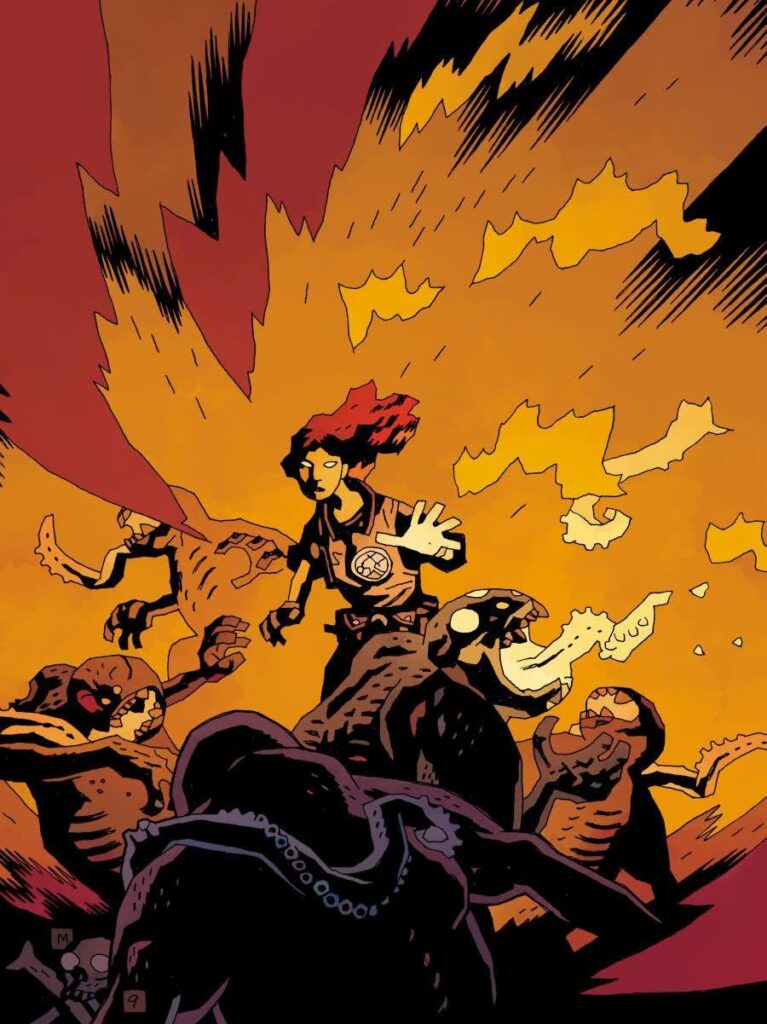 BPRD Special Agent Elizabeth ‘Liz’ Sherman by Mike Mignola