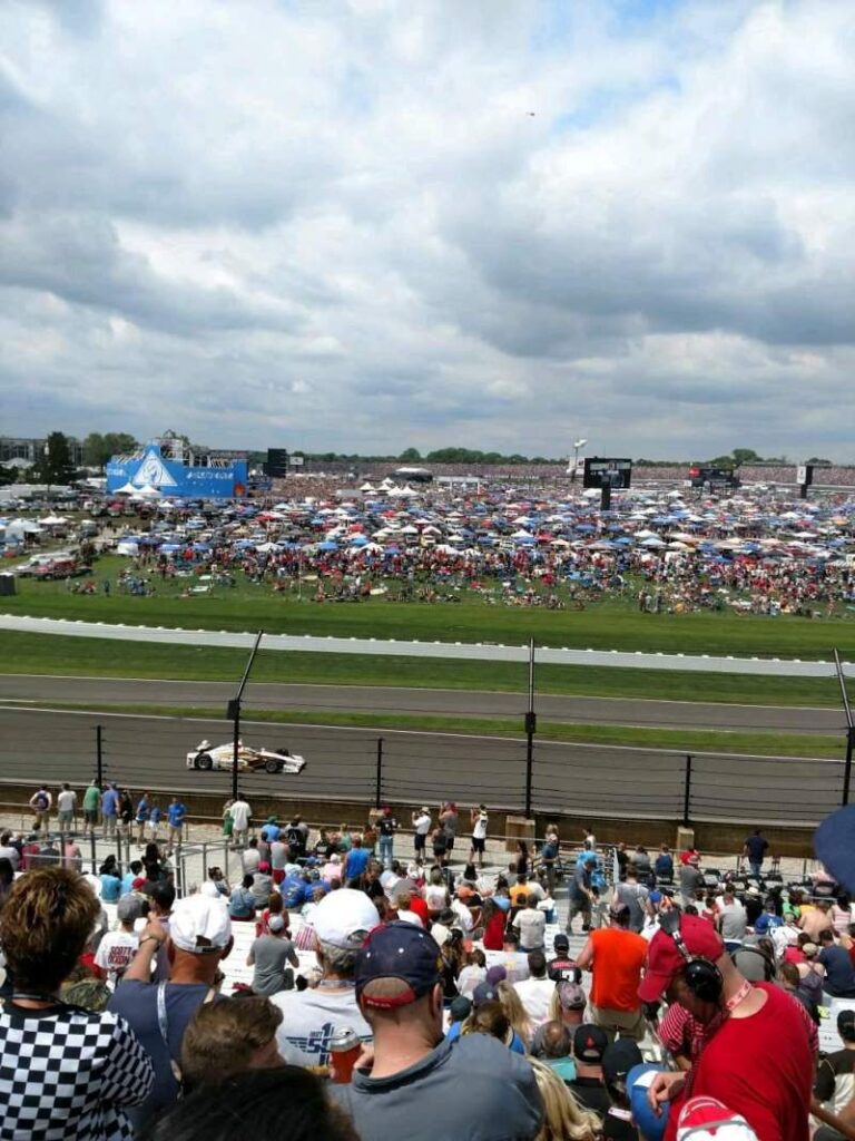 Indianapolis Motor Speedway, section , row KK, seat