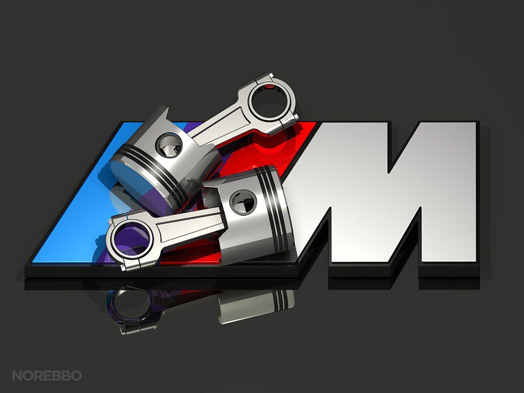 D BMW M logo illustrations – Norebbo