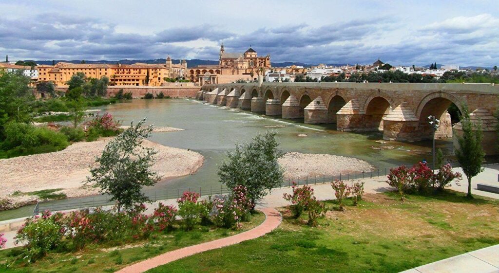 Wallpapers Spain Cordoba Andalucia Guadalquivir Bridges Rivers Cities