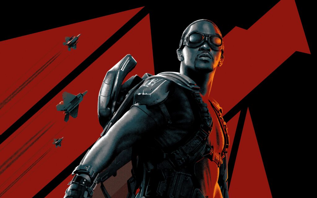 Wallpapers Anthony Mackie, Sam Wilson, Falcon, Marvel Comics, K