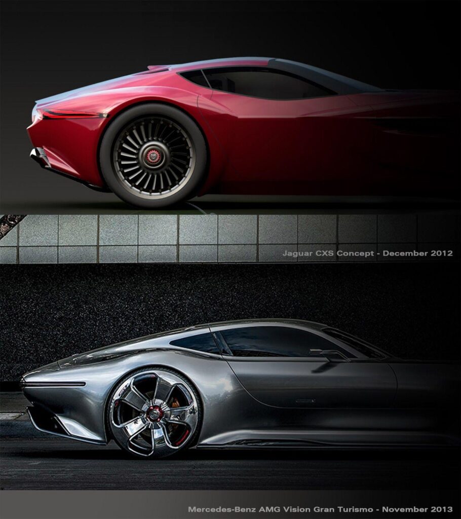 Jaguar CXS Concept vs Mercedes