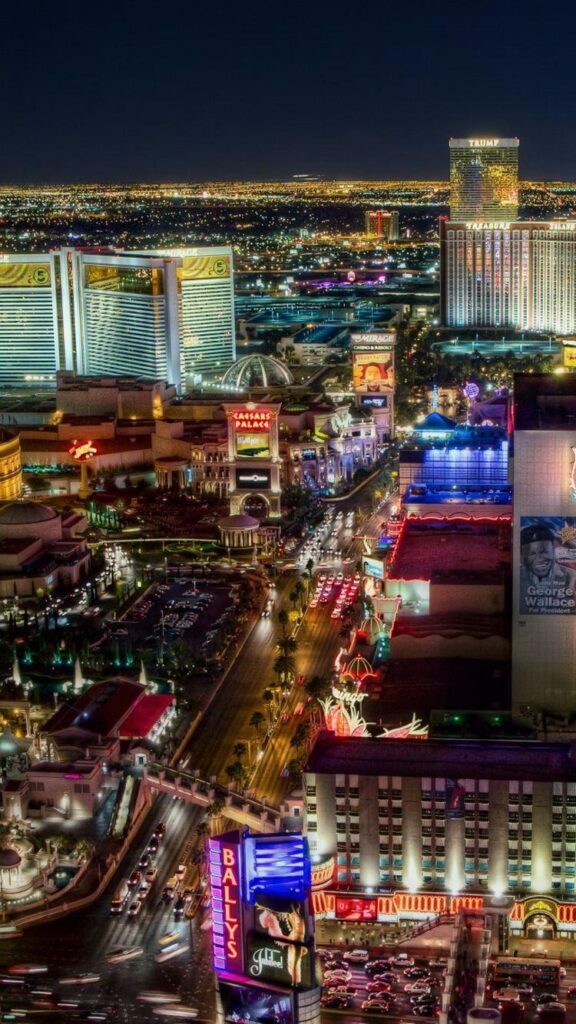 Las Vegas Strip North Side iPhone Wallpapers | iPod Wallpapers HD