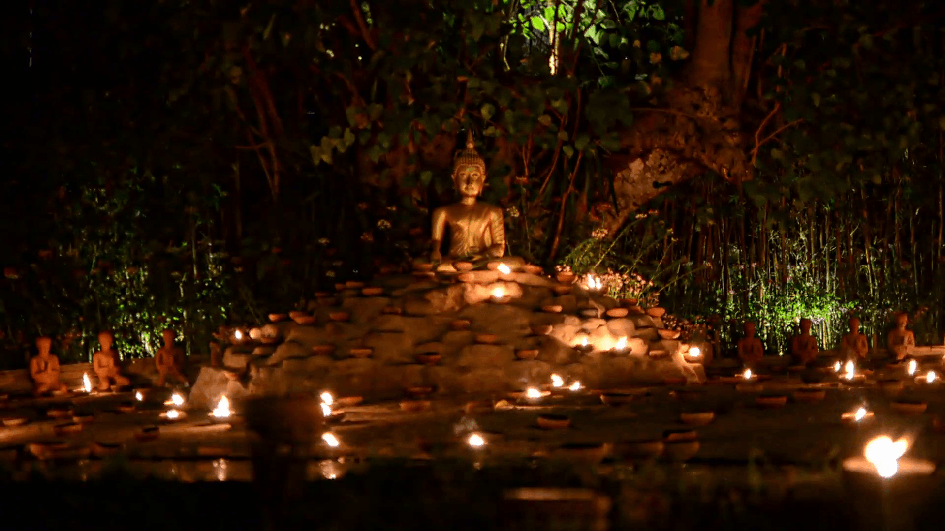 Chiang Mai, Thailand th February Magha puja day Buddha