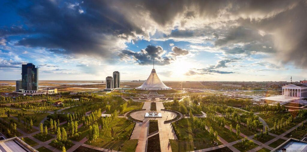 Khan Shatyr Astana park Kazakhstan wallpapers