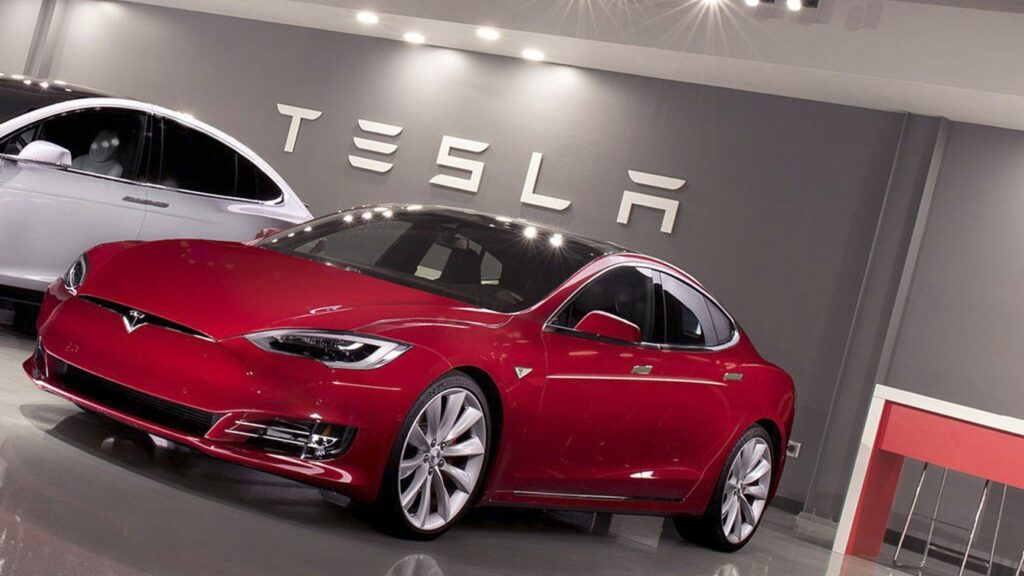 New Tesla Model Front 2K Wallpapers