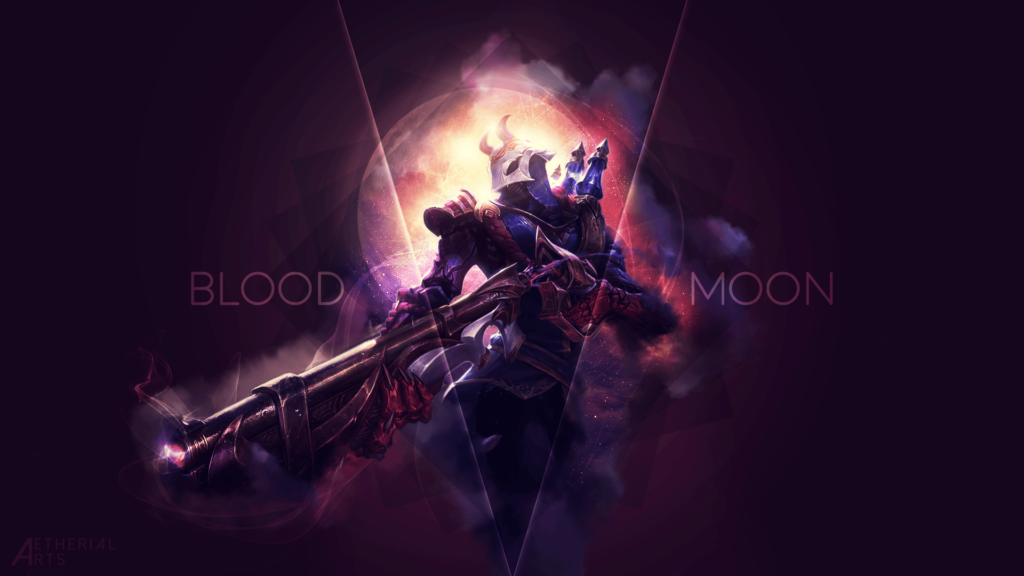 Blood Moon Jhin Wallpapers by AetherialArts