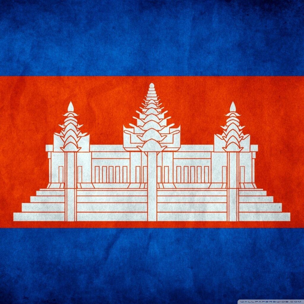 Grunge Flag Of Cambodia 2K desk 4K wallpapers High Definition