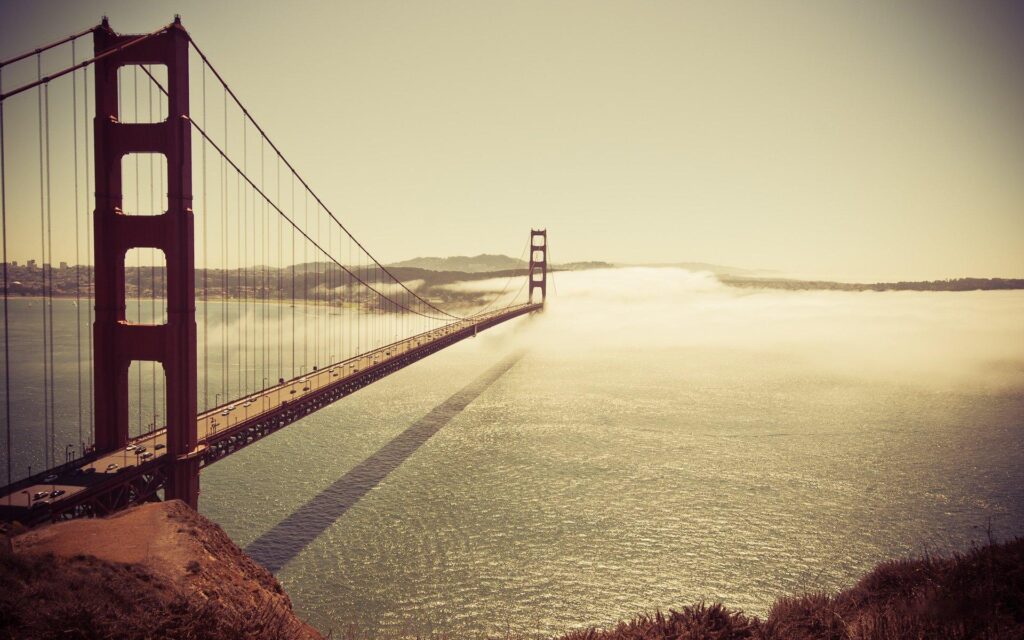 Cities places of the country water sea ocean bridges san francisco