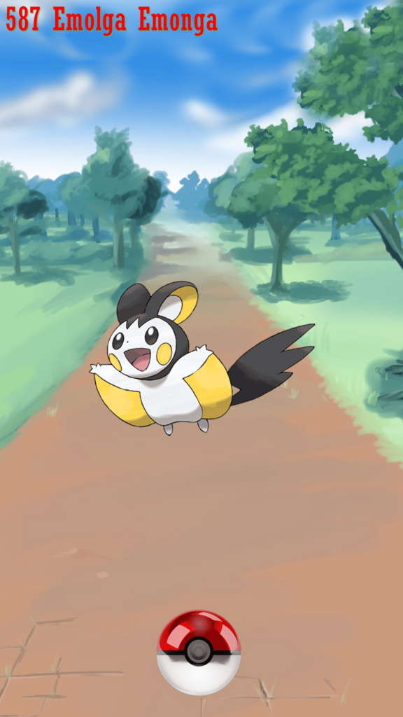 Street Pokeball Emolga Emonga