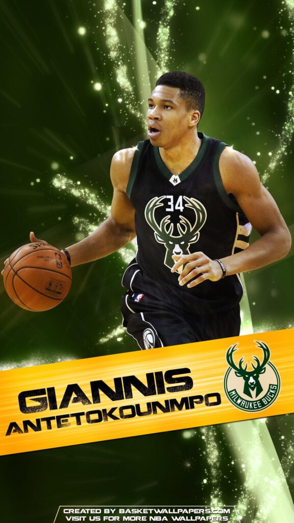 Giannis Antetokounmpo Milwaukee Bucks Mobile Wallpapers