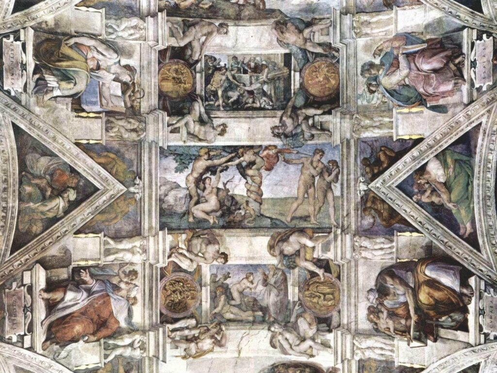 Michelangelo Desk 4K Wallpapers