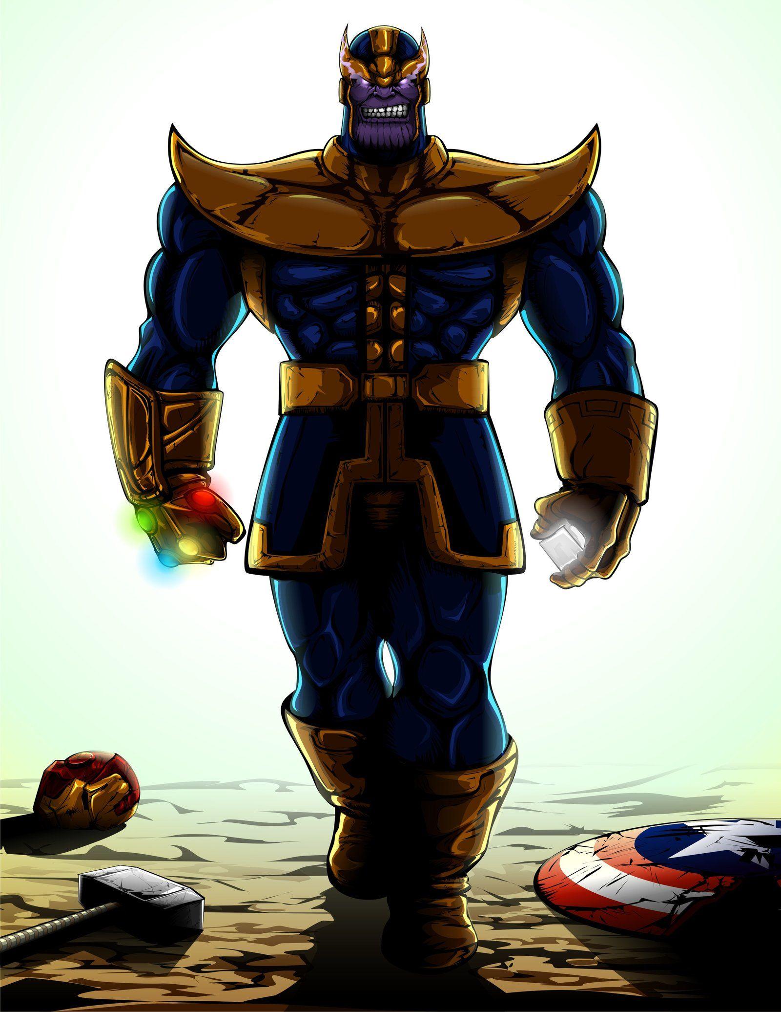 Thanos Infinity Gauntlet by JTSubconscious