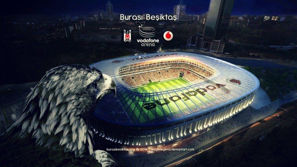 Vodafone arena eagle besiktas j k istanbul turkey Wallpapers HD